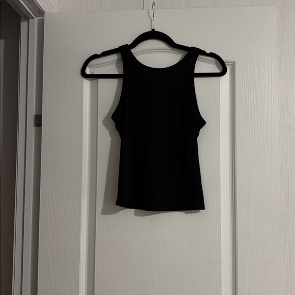 Black Ribbed Tank - Picture 3 of 4
